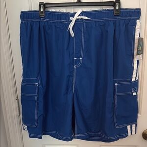 New Kanu Surf Blue Board Shorts Quick-Dry,Sun Protection Swimwear